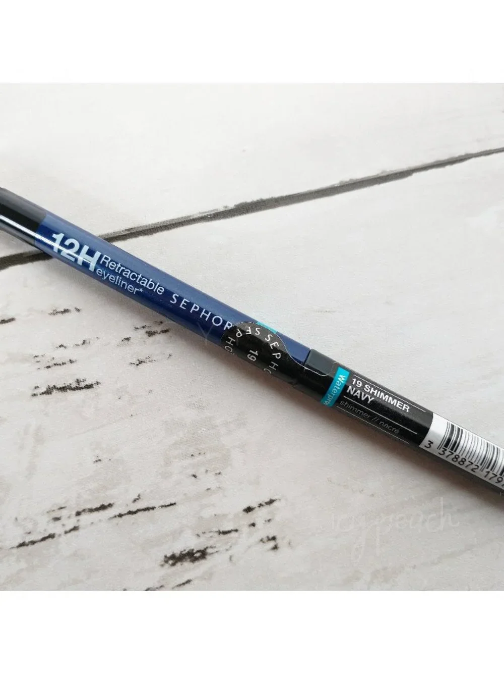 Sephora Shimmer Navy Waterproof 12HR Retractable Eyeliner Pencil 19 New Classic
